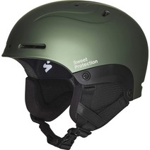 Sweet Protection Blaster II 헬멧은 조절 가능한 경량 하드쉘 스키 및 스노보드 헬멧으로 탈착식 이어패드, 03 매트 올리브 메탈릭_02 MediumLarge