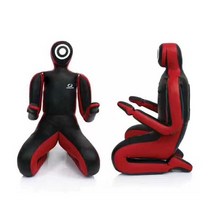 사람 더미 샌드백 인형 주짓수 트래이닝 소방 스탠딩, 무릎꿇은빨강색더미인형