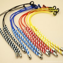 골프 티걸이 부자재/티걸이끈 캐디용품 티꽂이만들기, 레드, 10개