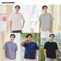 스케쳐스 23년NEW 스케쳐스[SKECHERS] 코튼100 반팔 셔츠 5종 남여공용