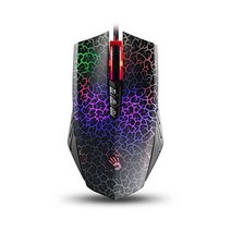 Light Strike(LK) 스위치 스크롤 기능 Bloody A70x 옵티컬 게임용 마우스- 완전히 프로그래밍 가능 고급 매크로(A70x-MatteBlack), A70