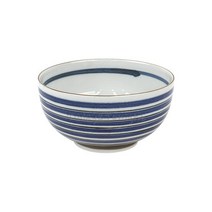 ATT 일본 수입 도자기 루미 블루라인 곰탕기 (대) 면기 라면기 우동기 소면기 비빔밥 덮밥 냉면 그릇 라멘 식기 ZL17528R4591, [AT]루미052