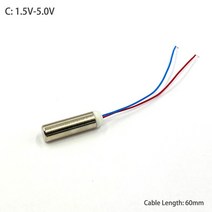 진동모터 전기모터 서보모터DC 1.5V 3V 3.7V 5V 6V 방수 진동 모터 미니 마이크로 7MM 코어리스 캡슐 형 미, 02 B 1.5V-4.2V