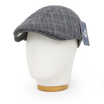 베이직엠 중년 남성 베레모 겨울 헌팅캡 글렌체크