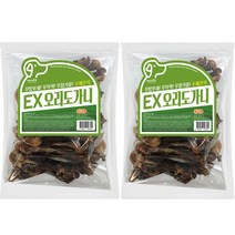 네츄럴EX 460g 대용량 1+1 수제간식, 2팩, 오리 도가니