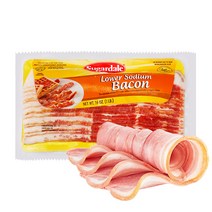 [부대킹] 슈가데일 저염 베이컨 454g, 1개
