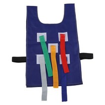 어린이 야외 놀이터 장난감 야외 스포츠 조끼 유치원 잡아 꼬리 훈련 장비 그룹 소품, 푸른