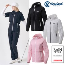 [클리브랜드골프] 2IN1 방수 소매후드분리형 여성 골프 레인코트골프비옷골프웨어_CGWRS211000