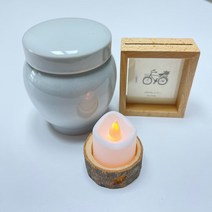 디그니티독 강아지 고양이 추모 장례 용품 펫 메모리얼 세라믹 항아리 납골 유골 함