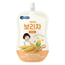 베베쿡 처음먹는 유기농 보리차 파우치형 120ml