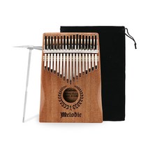 MELODIC 마호가니 칼림바 17음계 벨벳케이스 세트