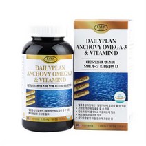 에버그린 데일리플랜 엔쵸비오메가3 & 비타민D 1306mg x 180캡슐 (6개월분)