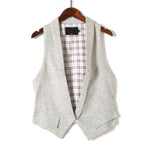 상견례 은행원 심플 스쿨룩 민소매 슬림핏 여성여름베스트 브이넥 유니폼 아우터 하객