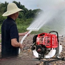 헤드 엔진 예초기 펌프 메뚜기 부착형 모타 보조 농, 출구파이프가없는2행정1인치3미터물입구