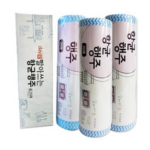 롤행주 25매 2롤 50매 빨아쓰는 아델 항균 주방행주 기름제거 타올 욕실청소 다목적, 아델 향균행주 25매 2롤(50매), 25개