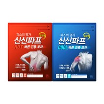 신신파프 쿨파스(5매입)+핫파스(5매입) 세트 붙이는파스, 1세트