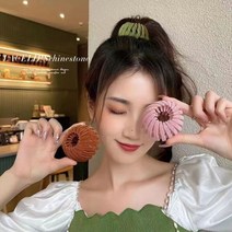 벨벳 올가미 집게핀 아가미 올림머리핀 올림머리집게핀 무지집게핀 똥머리집게핀 올림머리헤어핀 집게핀 무지올가미