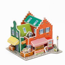 동네가게 3D 입체 모형 만들기 키트 꽃집, 본상품선택_WA197F3
