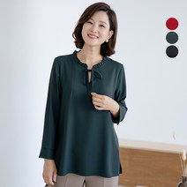 위티나 리본 프릴 블라우스