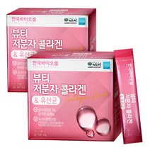 한국바이오셀 뷰티 저분자 콜라겐 유산균, 60g, 2개