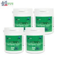 솔섬식품 신안 천일염으로 만든 송염 구강 양치소금 200g, 4개