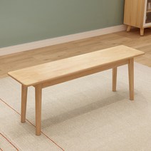 템팜 고무나무 원목 식탁 벤치 벤치의자 2인 (100CM) 옥외용벤치 야외용벤치 야외벤치