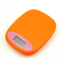 계량저울 계량기 주방저울 새로운 주방 저울 7kg1g 디지털 식품 다이어트 우편 중량 저울 g lb 백라이트, 주황색