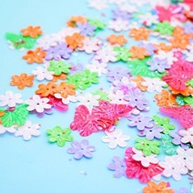 어린이 비즈공예 미술 수업 만들기 부자재 꽃 나비 스팽글 취미키트 DIY