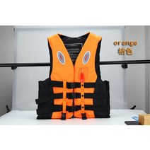 스포츠 카약네오프렌 구명 조끼 키즈 수상 스포츠 낚시 안전 카약 보트 타기, 05 주황색_03 L