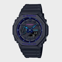 G-SHOCK 지샥 GA-2100VB-1A 지얄오크 블랙 아웃도어 군인시계
