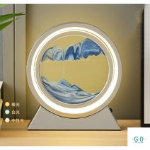 물멍 배 어른장난감 키덜트 아크릴 스노우볼 모래시계 워터볼 자동차장식, Silver Base-Blue