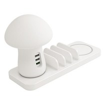 3 USB 멀티 포트 고속 벽 충전기 빠른 충전 스테이션 독-흰색 EU, 250x95x45mm, 아크릴로 니트릴 부타디엔 스티렌 플라스틱, 화이트
