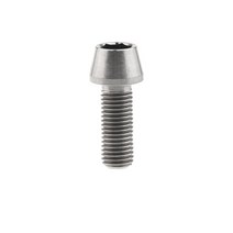 M6 45mm - 65mm 티타늄 알렌 키 테이퍼 헤드 볼트 자전거 헤드셋 브레이크 나사 스크류, Titanium