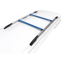 그랜드스타렉스 순정형 가로바 루프랙, 루프랙 실버, 가로바 블랙 1개