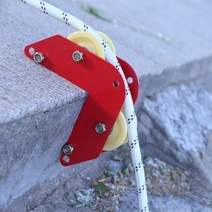 직각 벽 와이어 로프 고정 도르래 윈치 만력기 도르레 고공 작업 전선 이동 줄 고리 베어링 소형 걸이, B