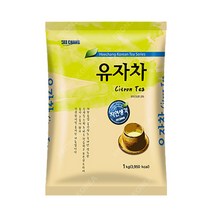 희창 유자차 1kg 1개 유자가루 자판기용 율무차 국산차
