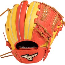MIZUNO [20630] 미즈노 글로벌 엘리트 올라운드-투수 (오렌지+노랑) 11.5인치