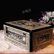 자개 보석함 돌반지 보관함 나전칠기 쥬얼리 공예품 전통 외국인선물 예단함 케이스 악세사리