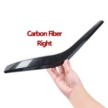 도어 핸들 손잡이 블랙 베이지 실버 탄소 섬유 왼쪽 오른쪽 인테리어 외부 커버 트림 교체 BMW X1 E84 20102016, Carbonfiber Right