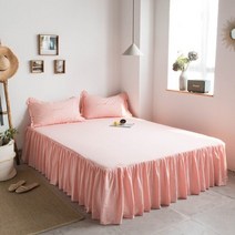 침대 스커트 매트리스 커버 북유럽 자수 면 침실 침구 베개 홈 장식 bed skirt 배드 스커트
