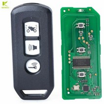 자동차원격시동 스마트 차 키복사 호환 오토바이 스쿠터, 3개의 버튼, k77 17 18 19