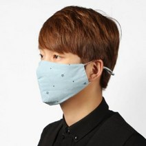 도매토피아 다회용 필터 면마스크 / 성인용 3겹 입체마스크, 단품