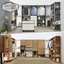 모건리빙 모던&시크 브리튼 시스템장, 01_브리튼 600 2단 옷장(오크)