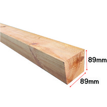 직사각형-각목 각재- 89mm x 89mm-다용도 목재 셀프 DIY, 1개, 목재-89mm x 89mm x 1100mm