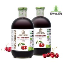 조지아스내추럴 유기농타트체리 1 000ml 착즙 진액 2병세트