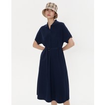 23SS [아이코닉 인기BEST] 네이비 스트랩 반팔 PK원피스 HSDR3B771N1