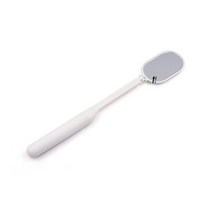돋보기 속눈썹 거울 확장 치아 확인 스테인레스 스틸 롱 핸들 깨끗한 구강 메이크업 도구, [03] 1PC White Mirror