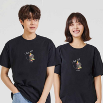 오너클랜 휴식 디지털프린팅 인쇄티셔츠 반팔티 오버핏 CF