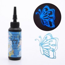 20ML UV 수지 크리스탈 에폭시 3D 발광 스타일링 펜 훅 라인 핸드페인팅 자외선 큐어링 글루 DIY 공예 모델링 수지 아트입니다, 1 건, 01