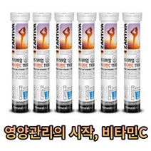 독일 발포 비타민C 마시는 물에타먹는비타민C 20정X6 맛있는 식수대용 워터 학생 직장인 공부 영양제
